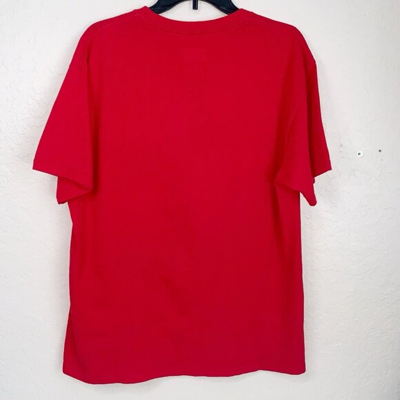 Majestic St. Louis Cardinals Graphic T-shirt Womens Large MLB Authentic Red - Picture 3 of 7